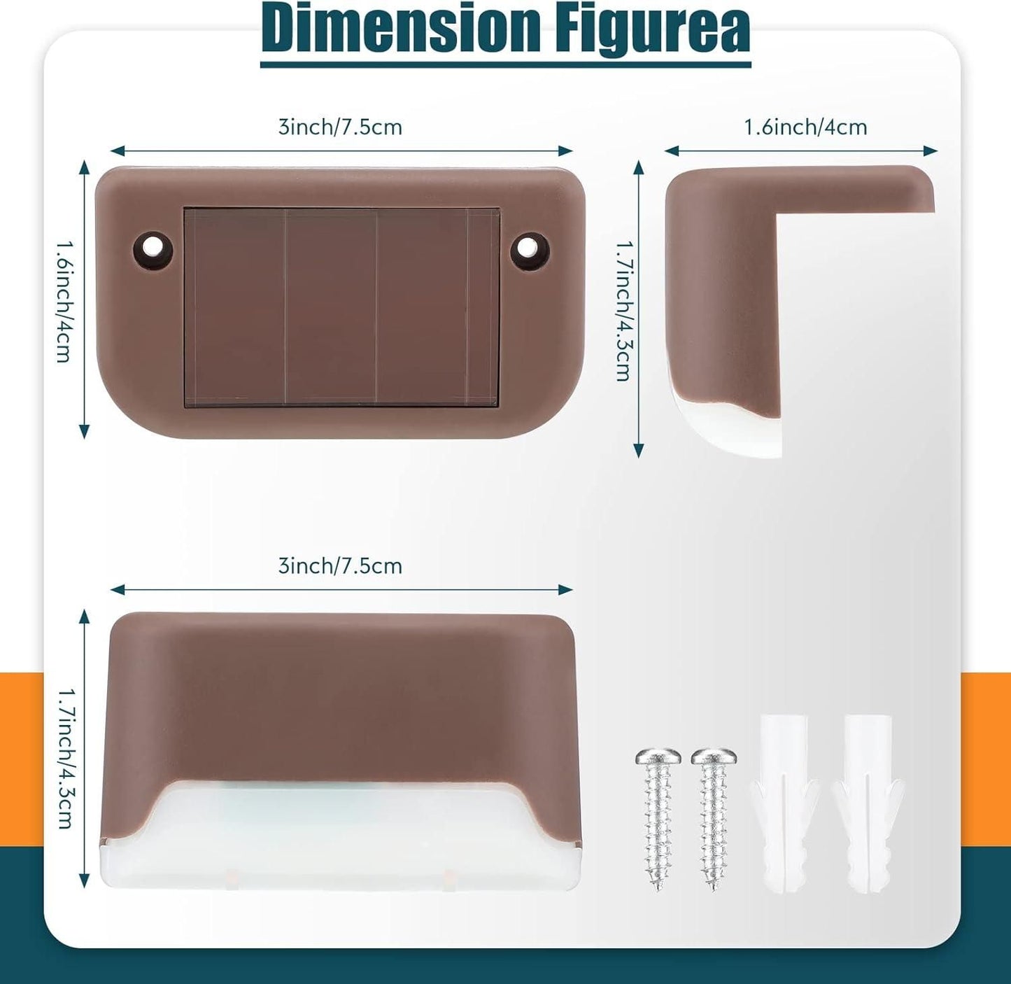 SunGlow™ Solar Deck Lights