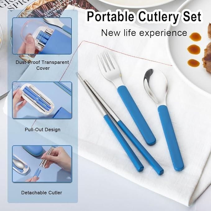 Travel Kawaii Cutlery Set