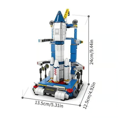 DIY 8 in 1 Spacecraft Building Blocks for Kids